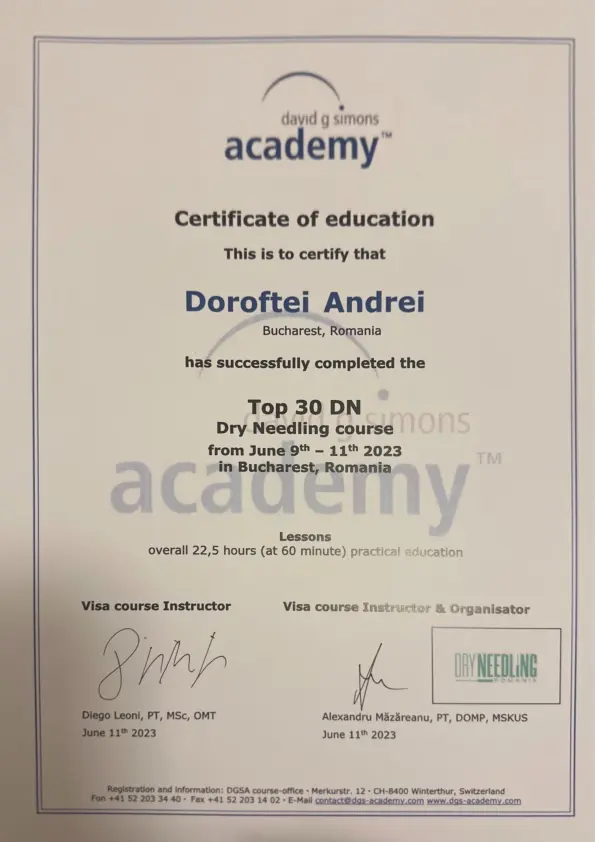 Certificare profesională RockTape IASTM