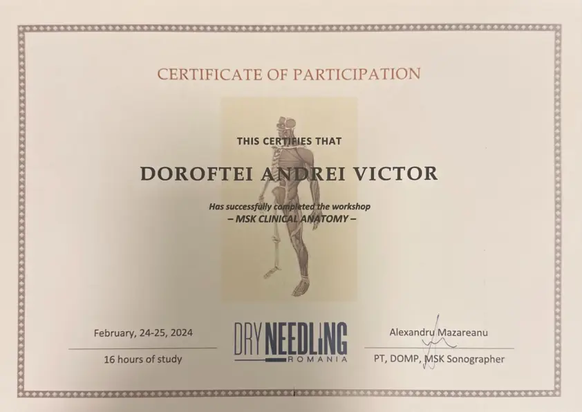 Certificare de specializare avansată